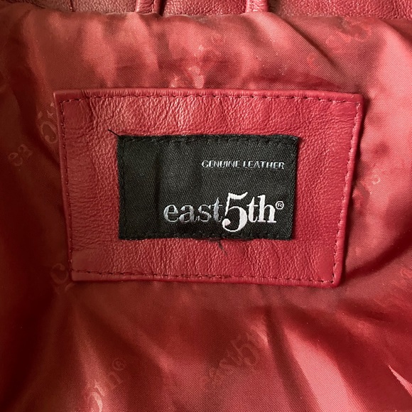Red Leather Jacket - Picture 6 of 9